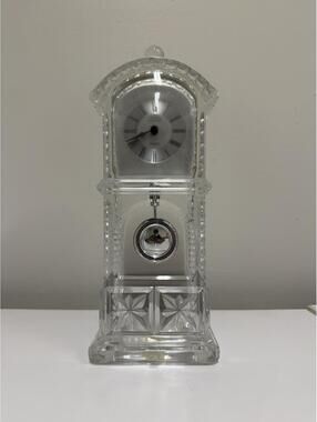 Godinger Crystal Legends Quartz Mantel Clock